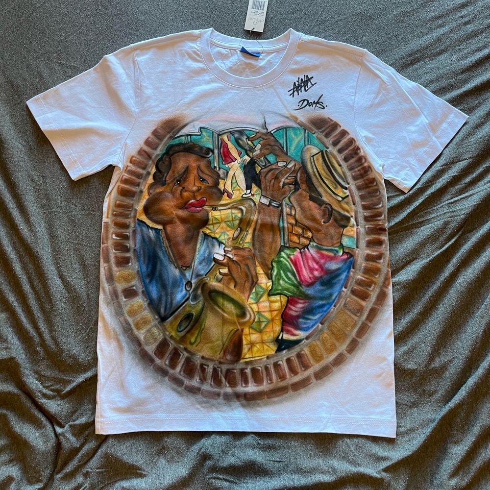Air Brush Jazz Theme T-Shirt